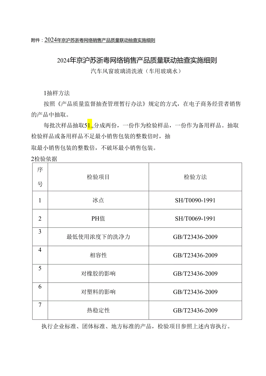 《2024年京沪苏浙粤网络销售产品质量联动抽查实施细则》.docx_第1页