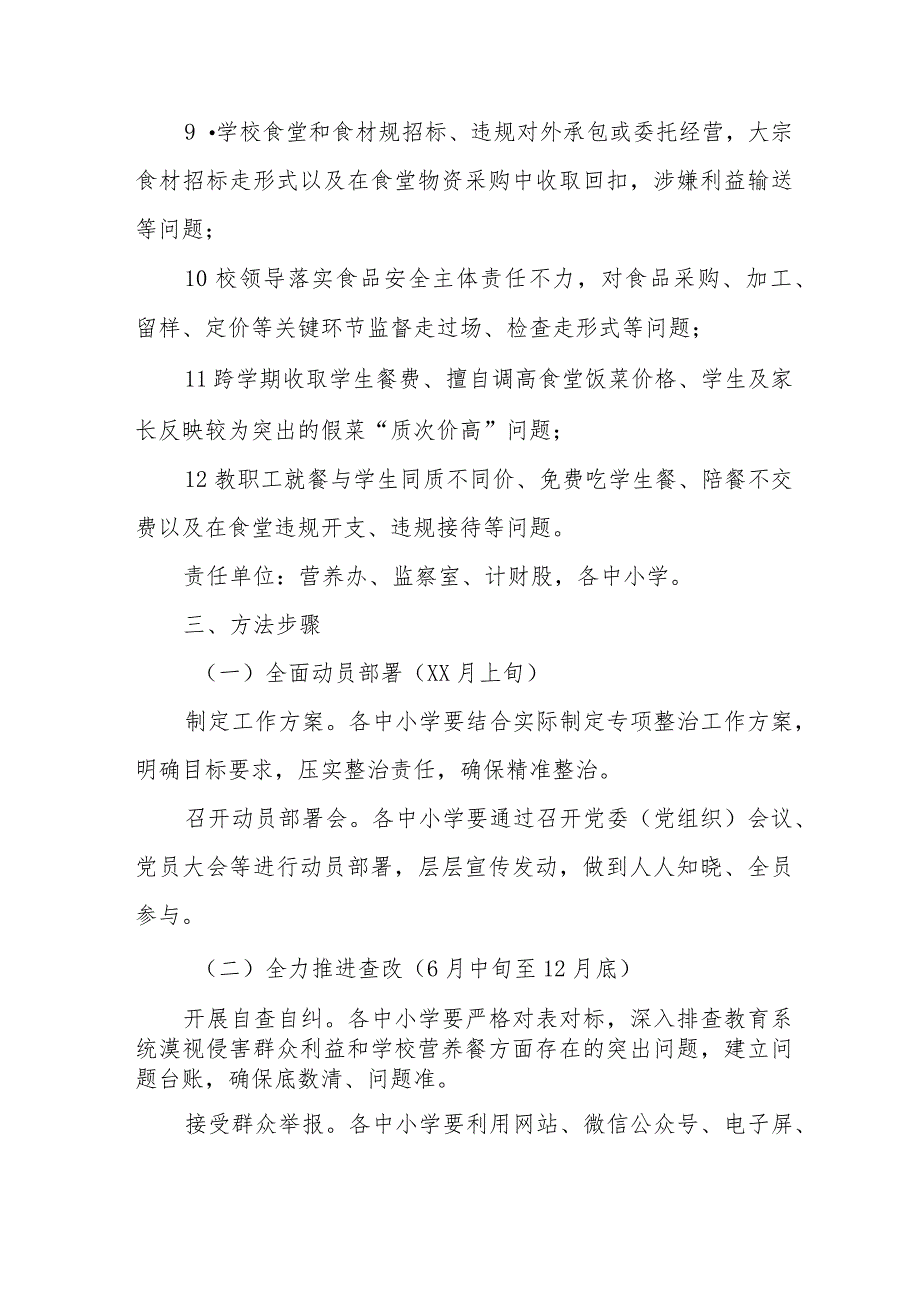 2024年央企开展群众身边不正之风和腐败问题集中整治专项方案 合计5份.docx_第3页