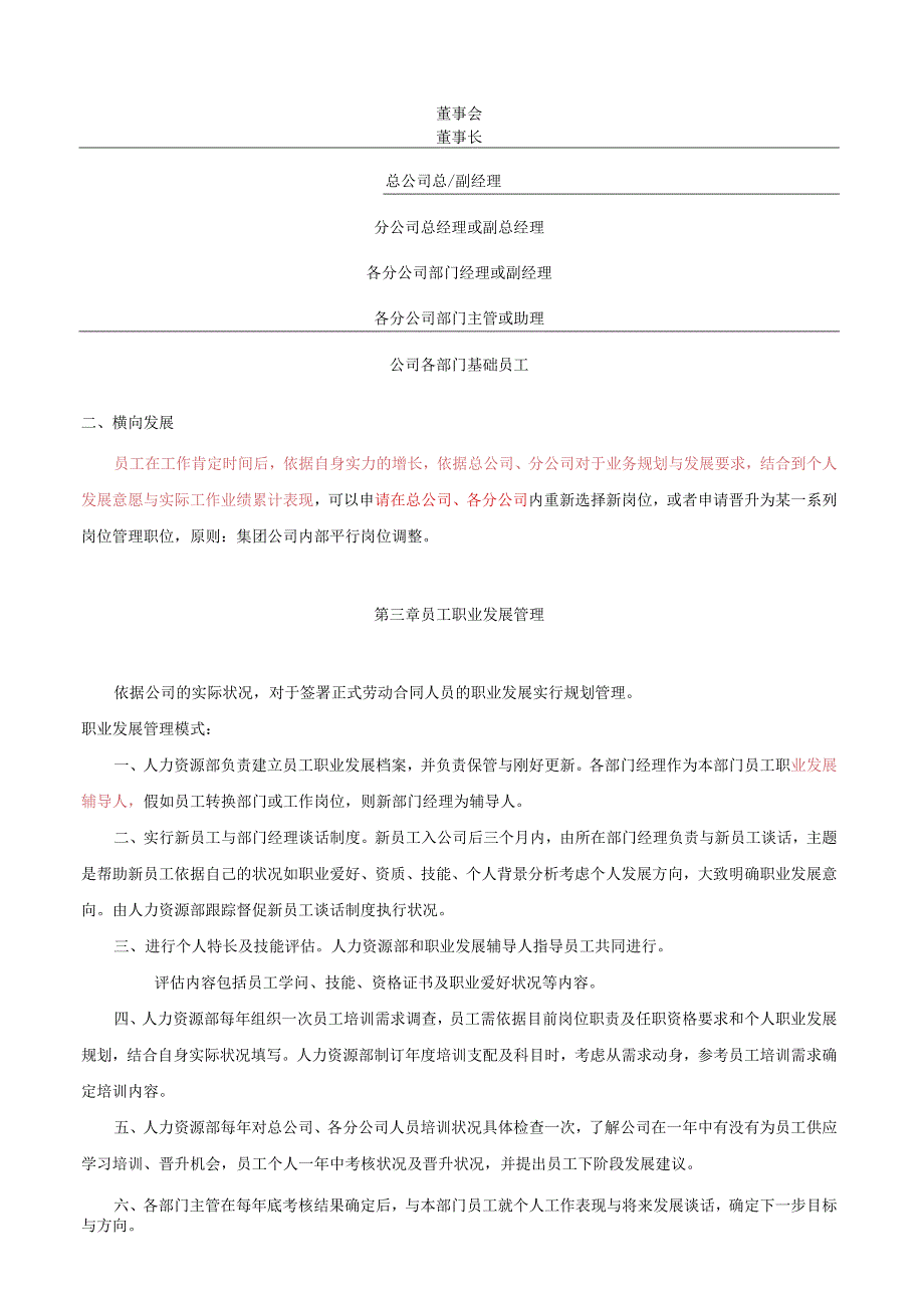 云南恒昊实业(集团)20242025晋升管理制度剖析.docx_第3页