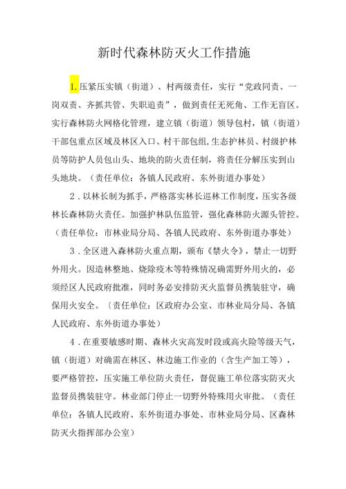 新时代森林防灭火工作措施.docx