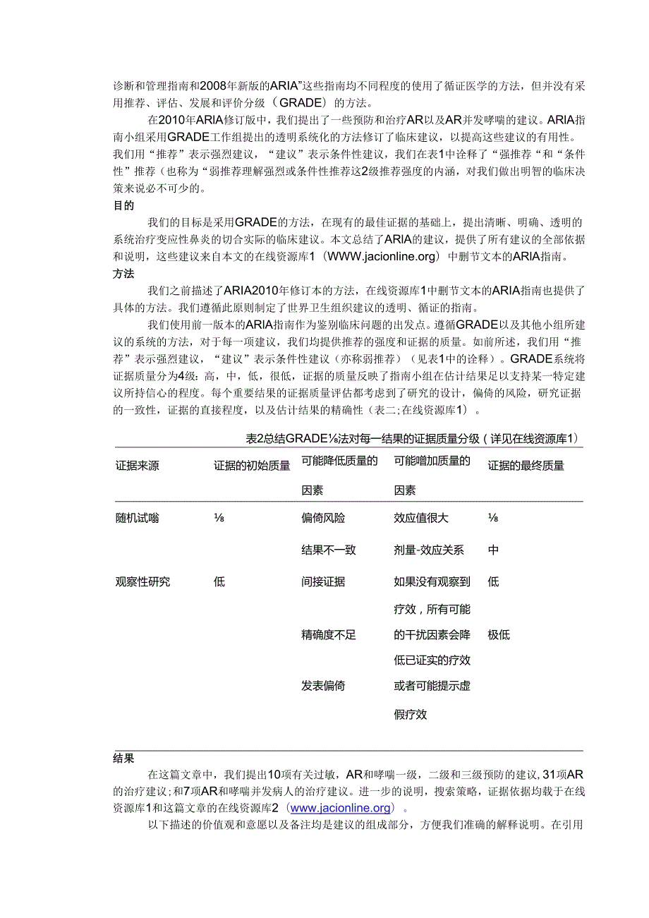“变应性鼻炎及其对哮喘的影响(ARIA)”指南：修订版总结.docx_第3页