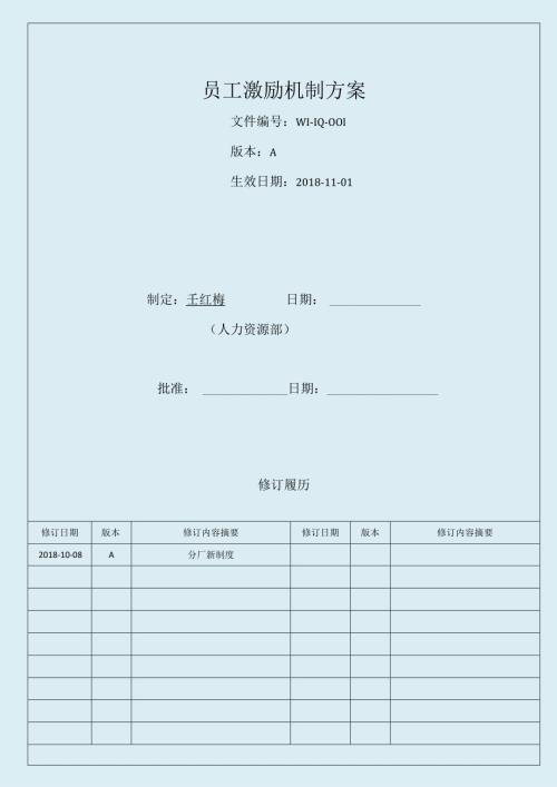 001员工激励机制方案.docx
