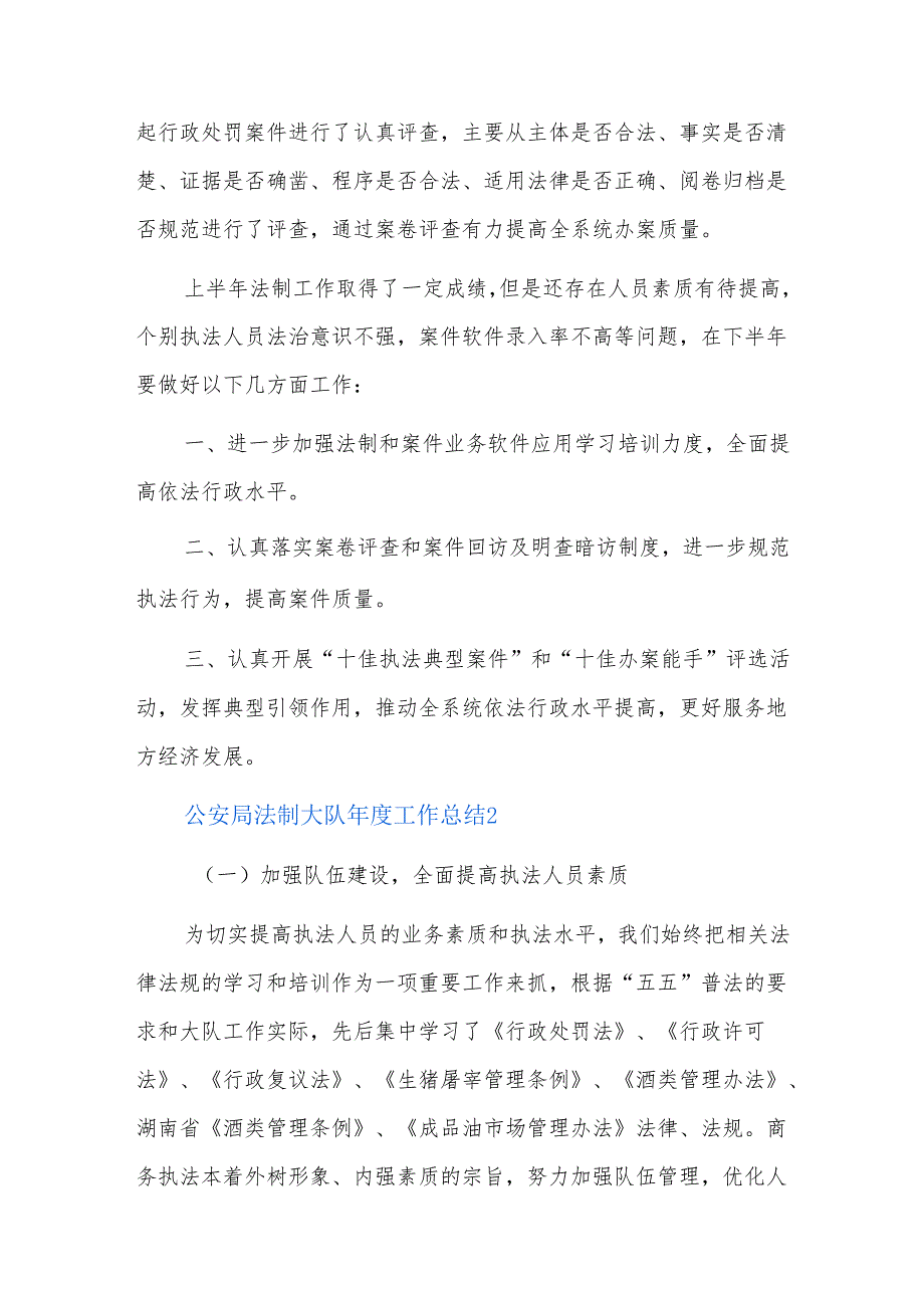 公安局法制大队工作总结三篇.docx_第3页