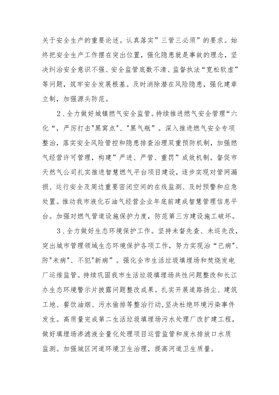 XX市城市管理和综合执法局2024年工作要点.docx_第2页