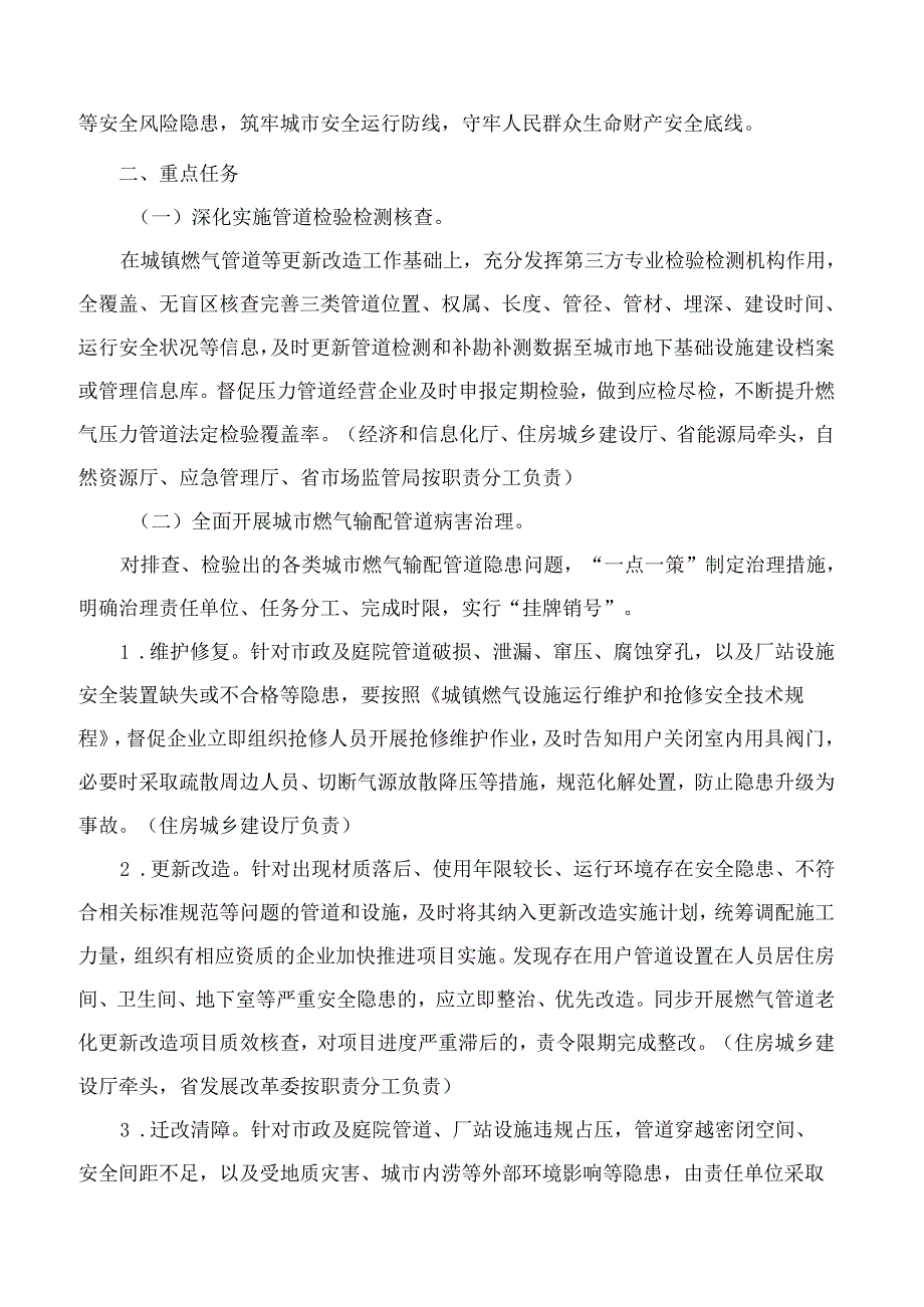 《四川省城市燃气管道“带病运行”问题专项治理方案》.docx_第2页