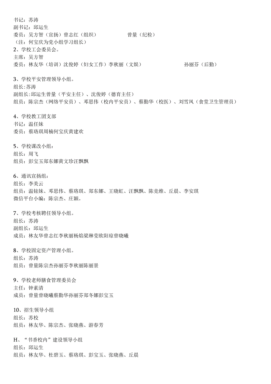 深圳怡景小学20242025学第一学期行政人员工作分工.docx_第3页