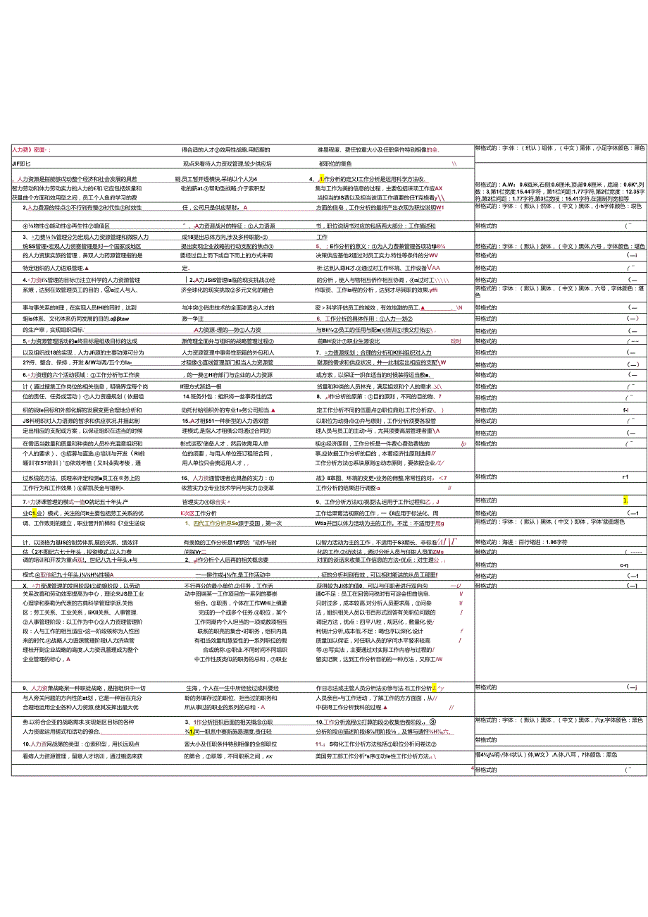 00147人力资源管理(一)(10年10月学) (1).docx_第1页