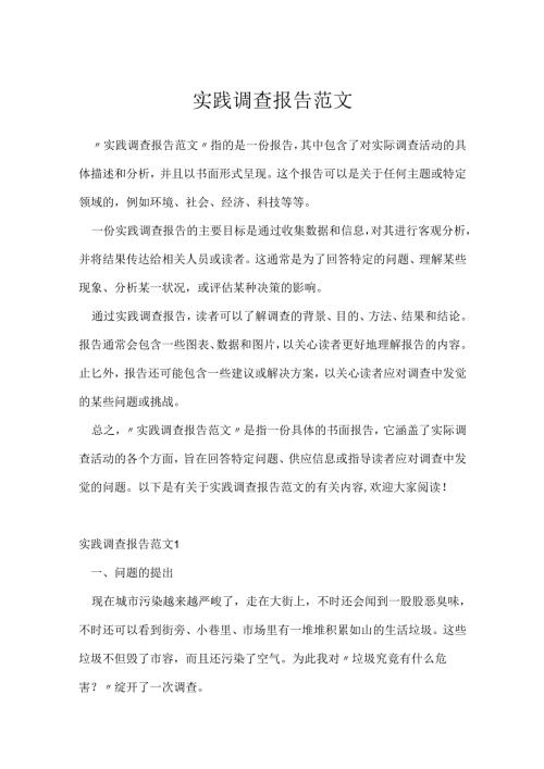 实践调查报告范文.docx