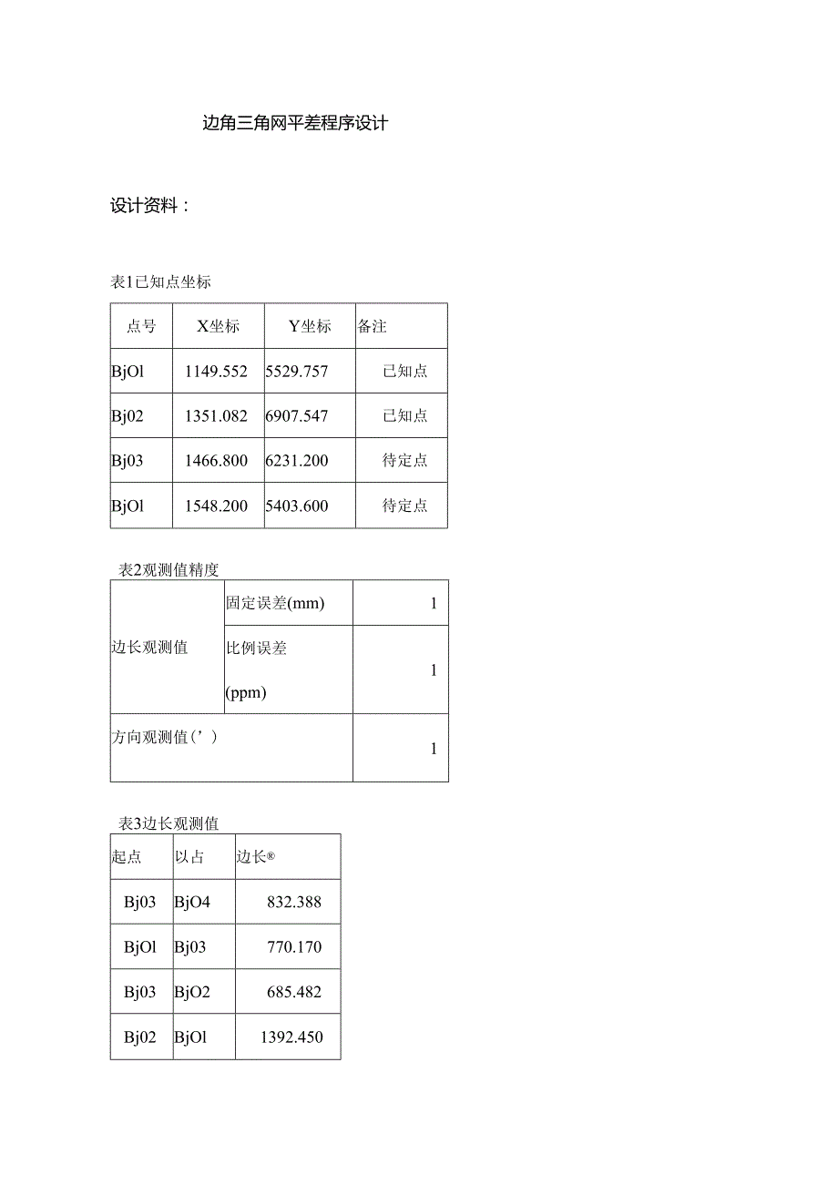 MATLAB测量平差程序实习报告...docx_第3页