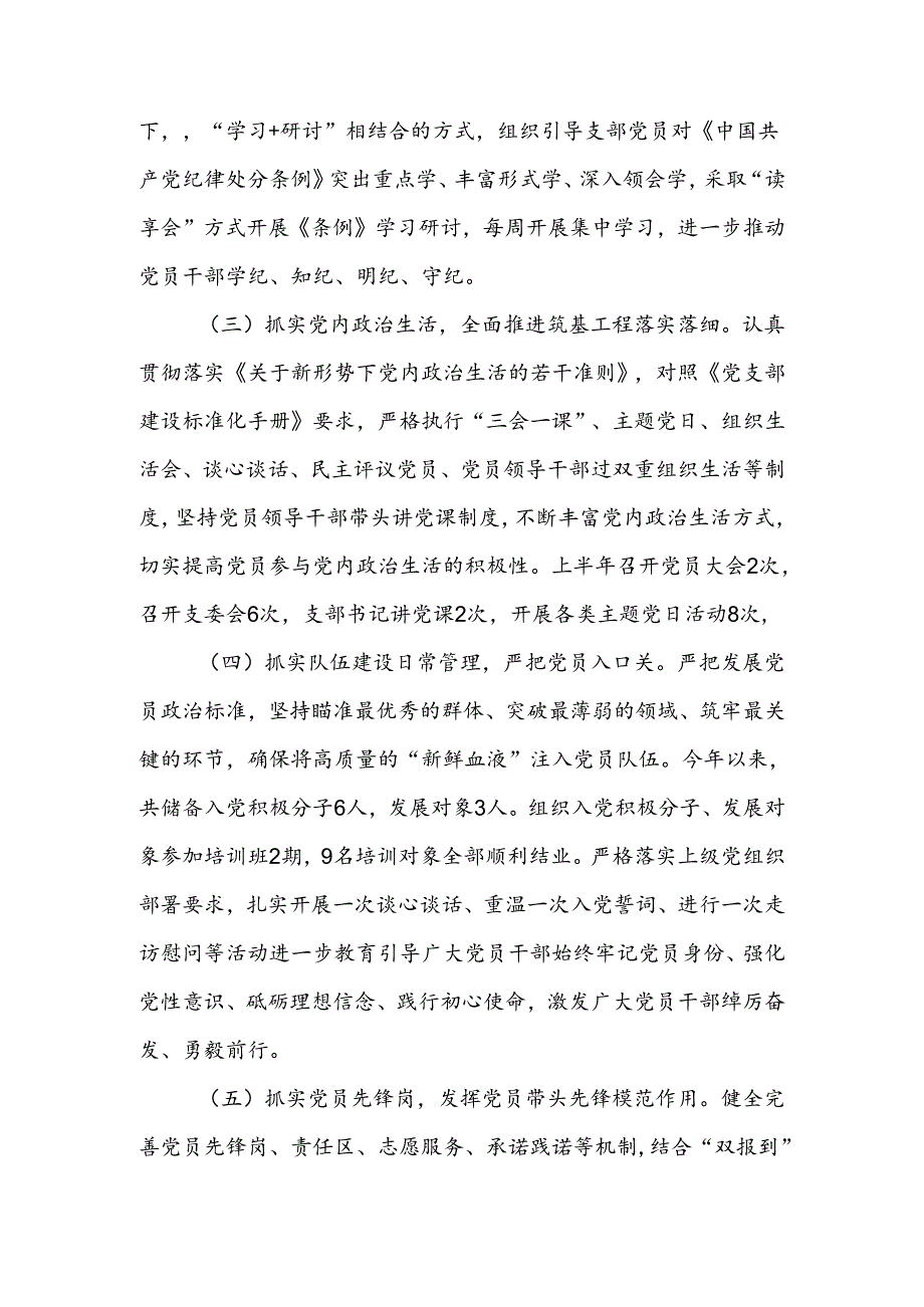 2024年上半年党支部工作总结合集 共五篇.docx_第2页