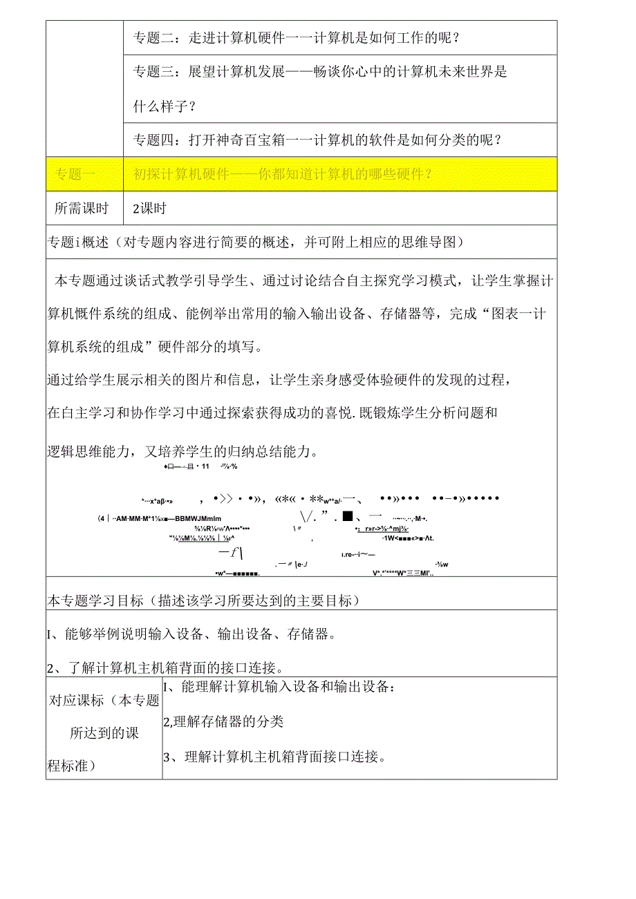 初中信息技术《计算机系统》单元教学设计以及思维导图.docx_第3页