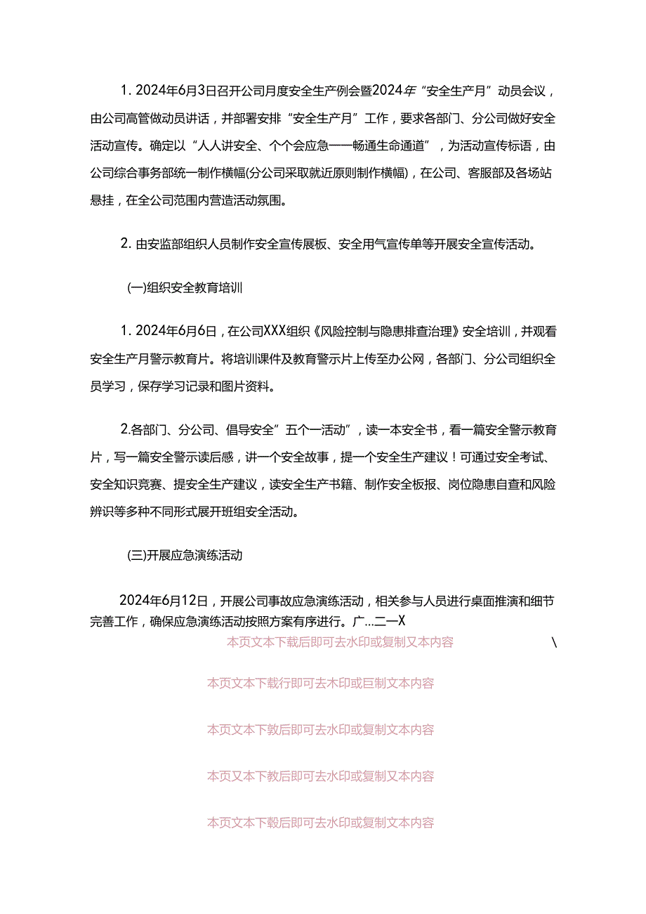 2024年安全生产月活动方案（精选）.docx_第3页