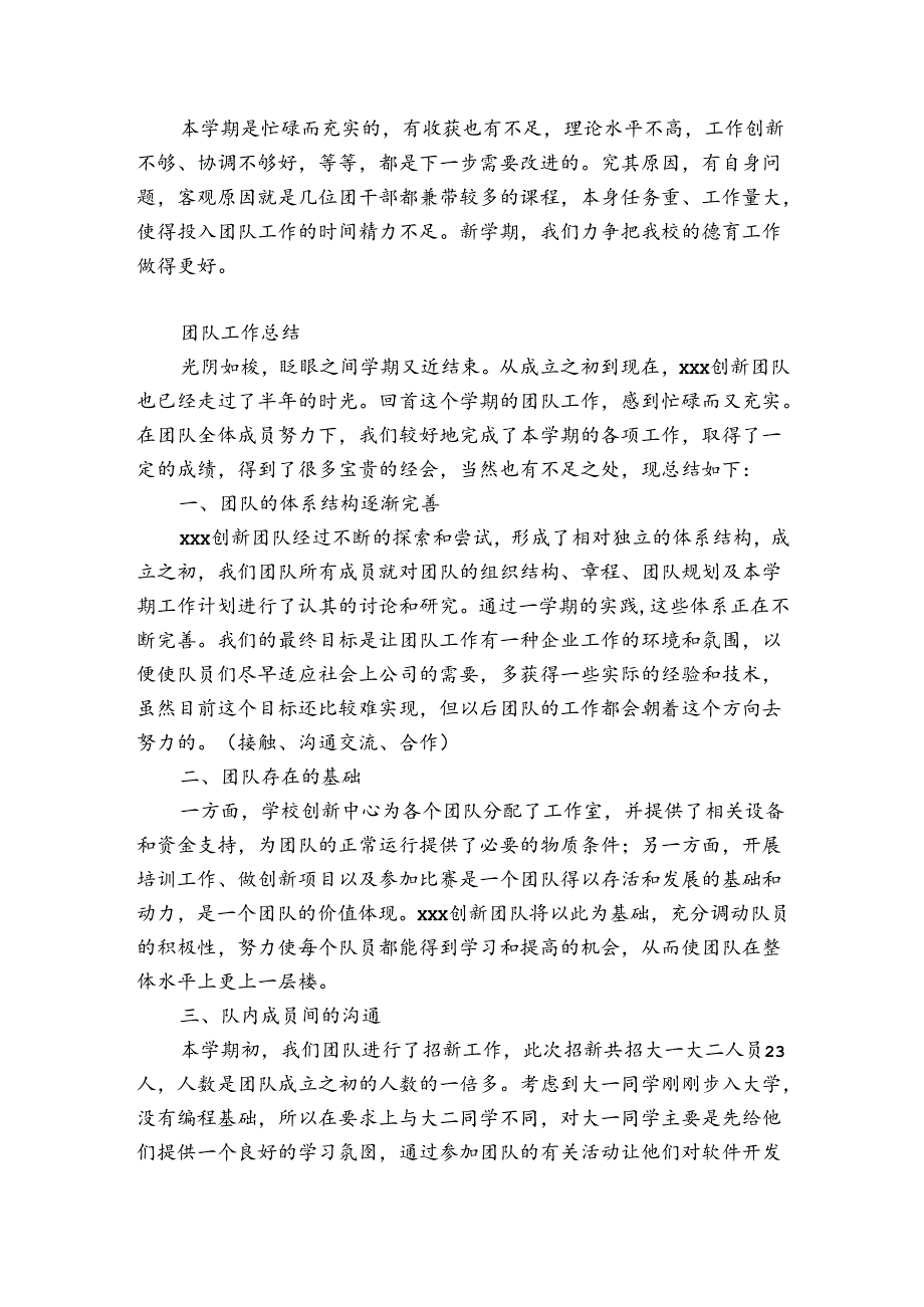 团队工作总结.docx_第2页