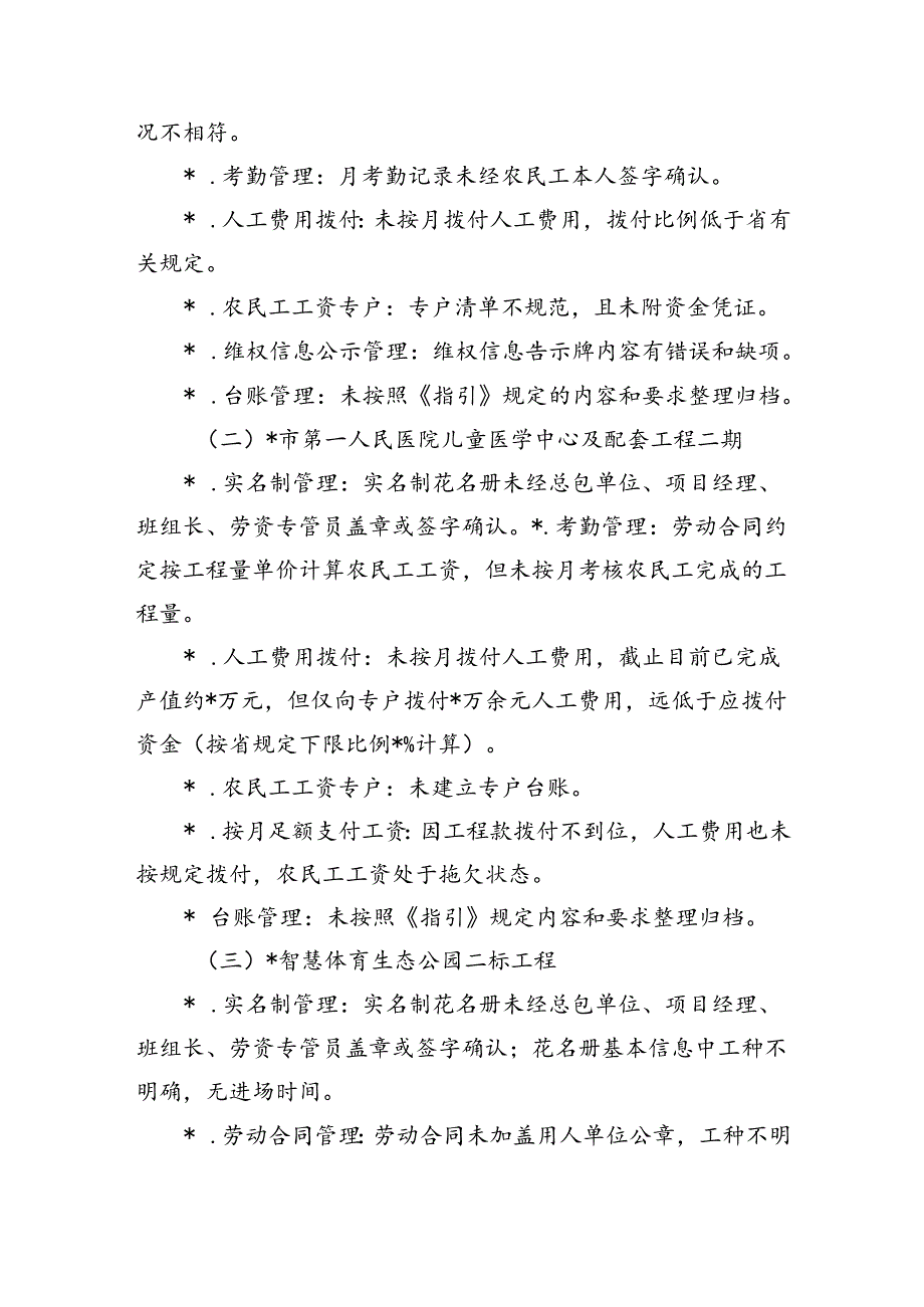 工程在建项目保障农民工工资支付督查总结.docx_第2页