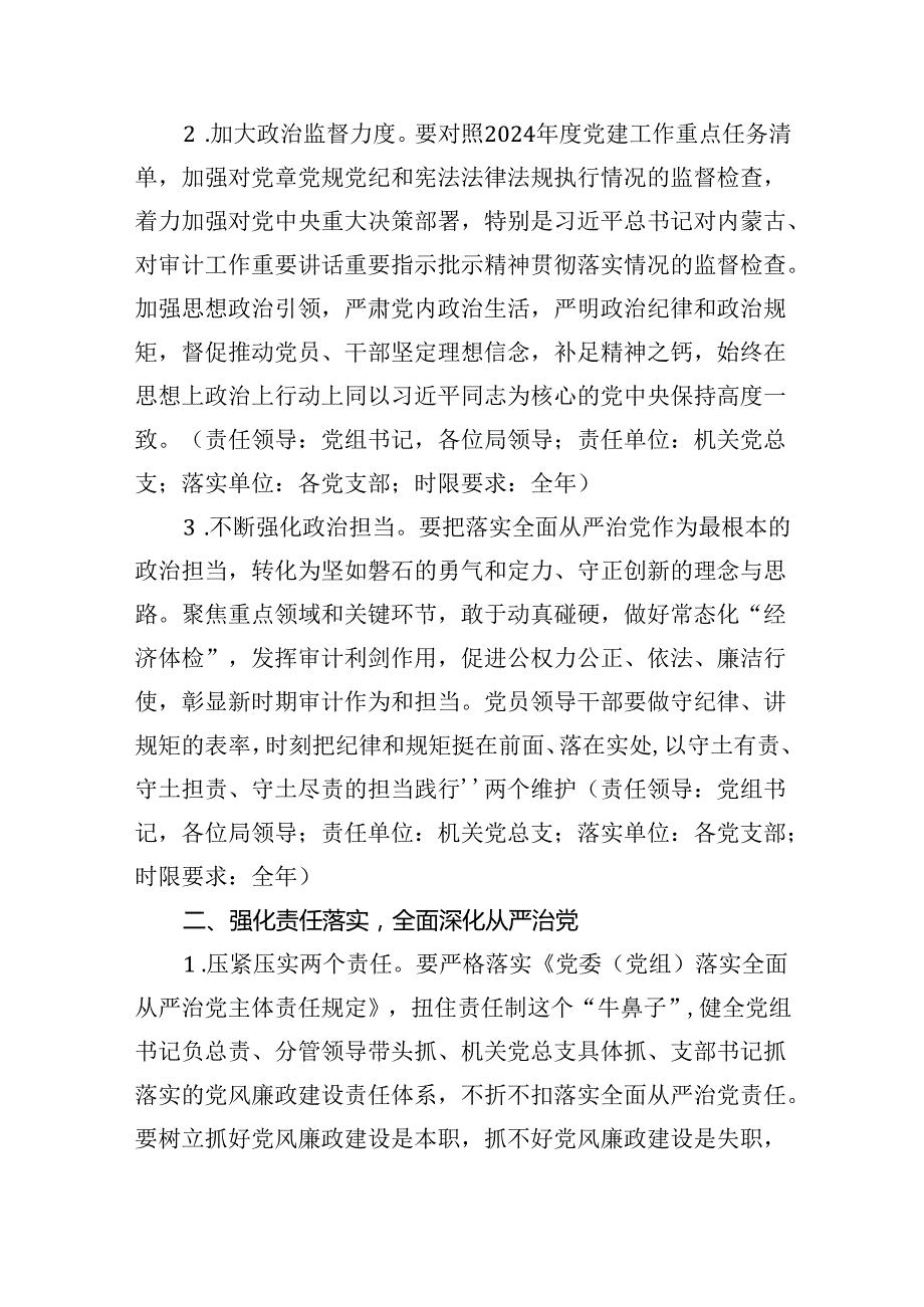 2024党风廉政建设工作要点工作计划六篇.docx_第2页