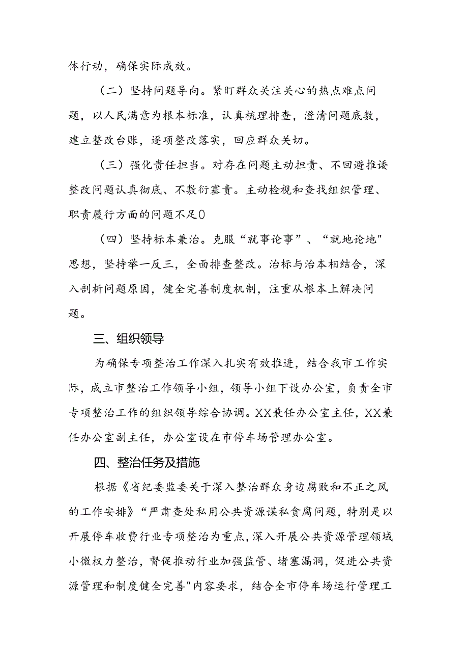 市城市公共停车场运行管理专项整治工作实施方案.docx_第2页