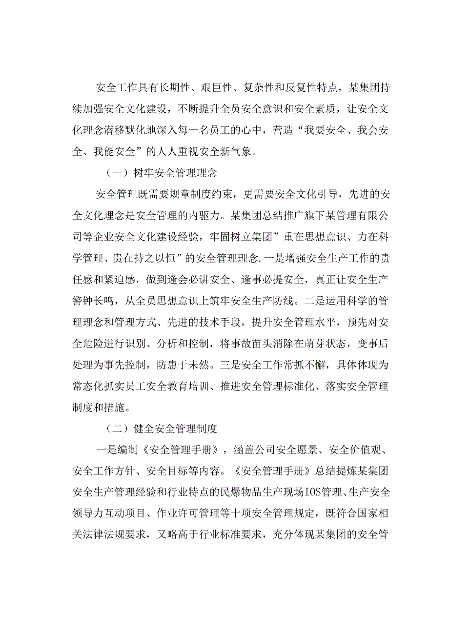 某某集团党建引领“四个加强”推动安全生产管理工作经验交流材料.docx_第3页
