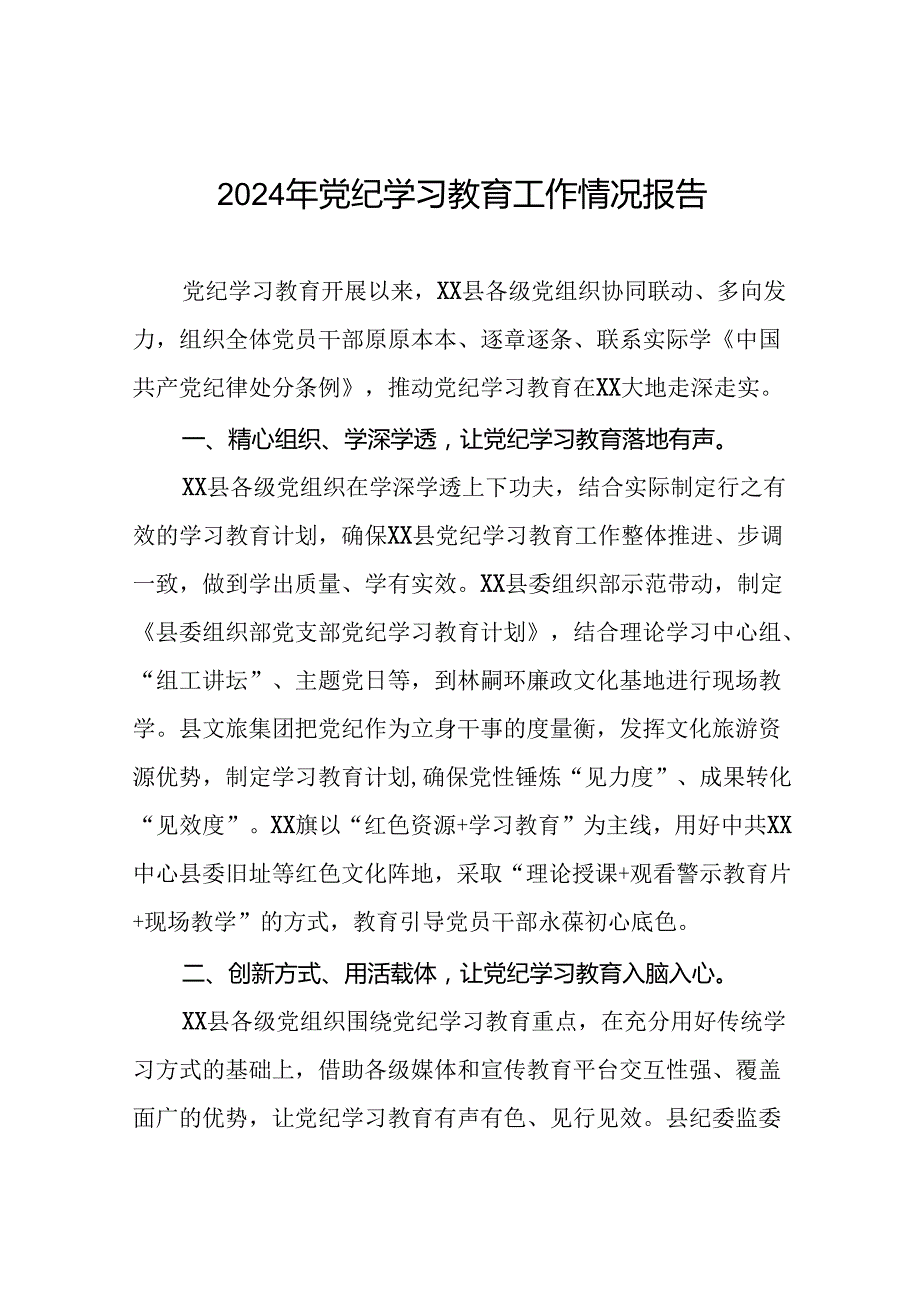2024年党纪学习教育简报要讯(二十篇).docx_第1页