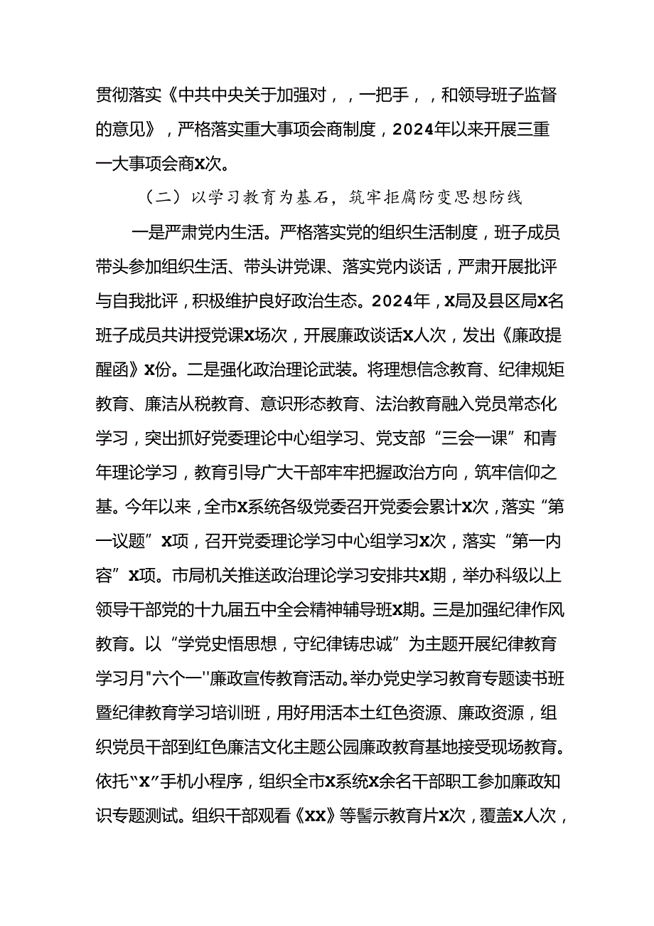 2024年开展上半年党风廉政建设工作总结 汇编4份.docx_第2页