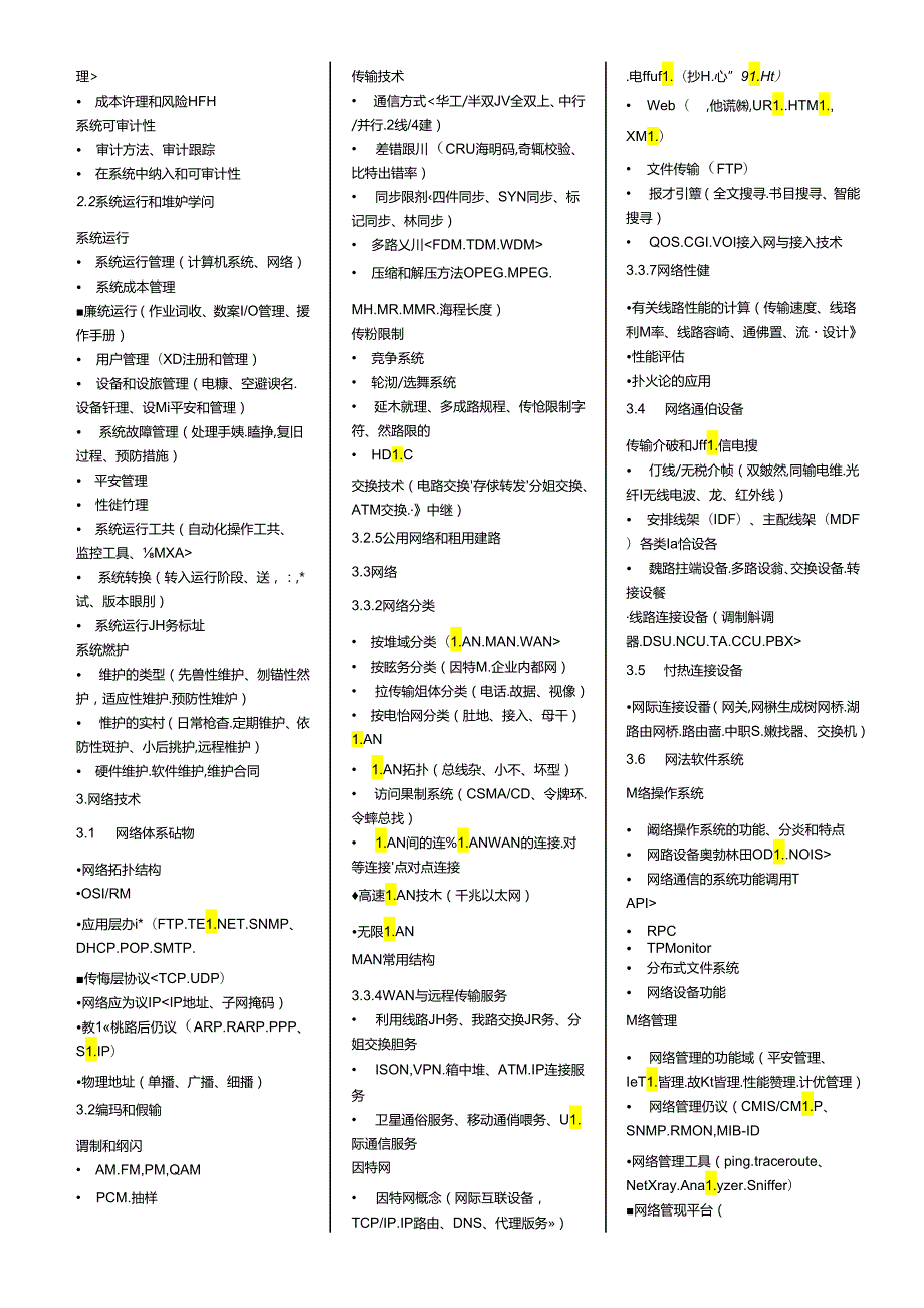 2024全国软考网络工程师考试大纲及知识点.docx_第2页