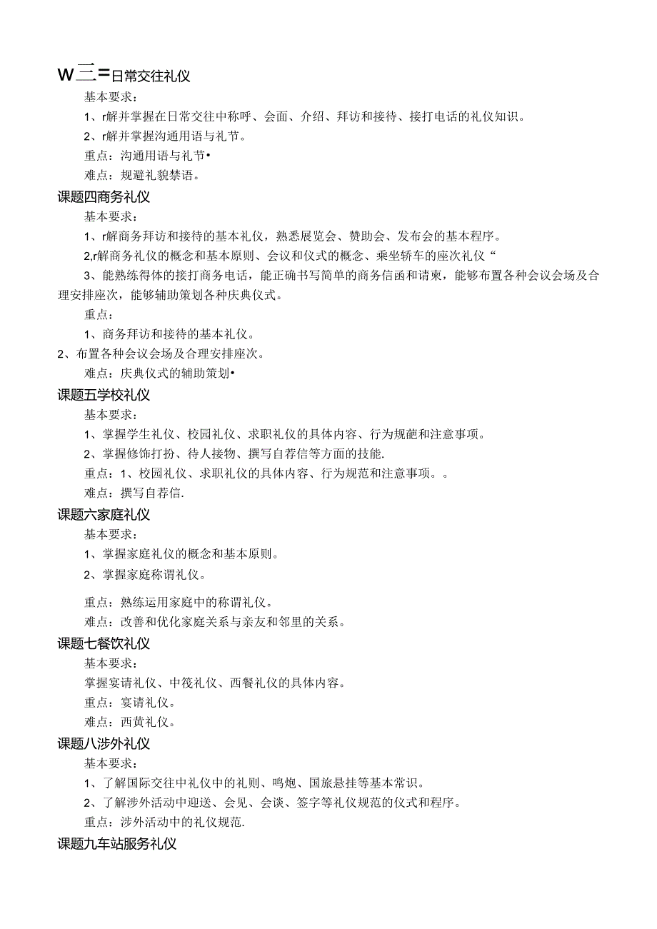 《服务礼仪》课程标准.docx_第2页