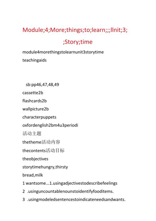 Module;4;More;things;to;learn;;;Unit;3;;Story;time.docx