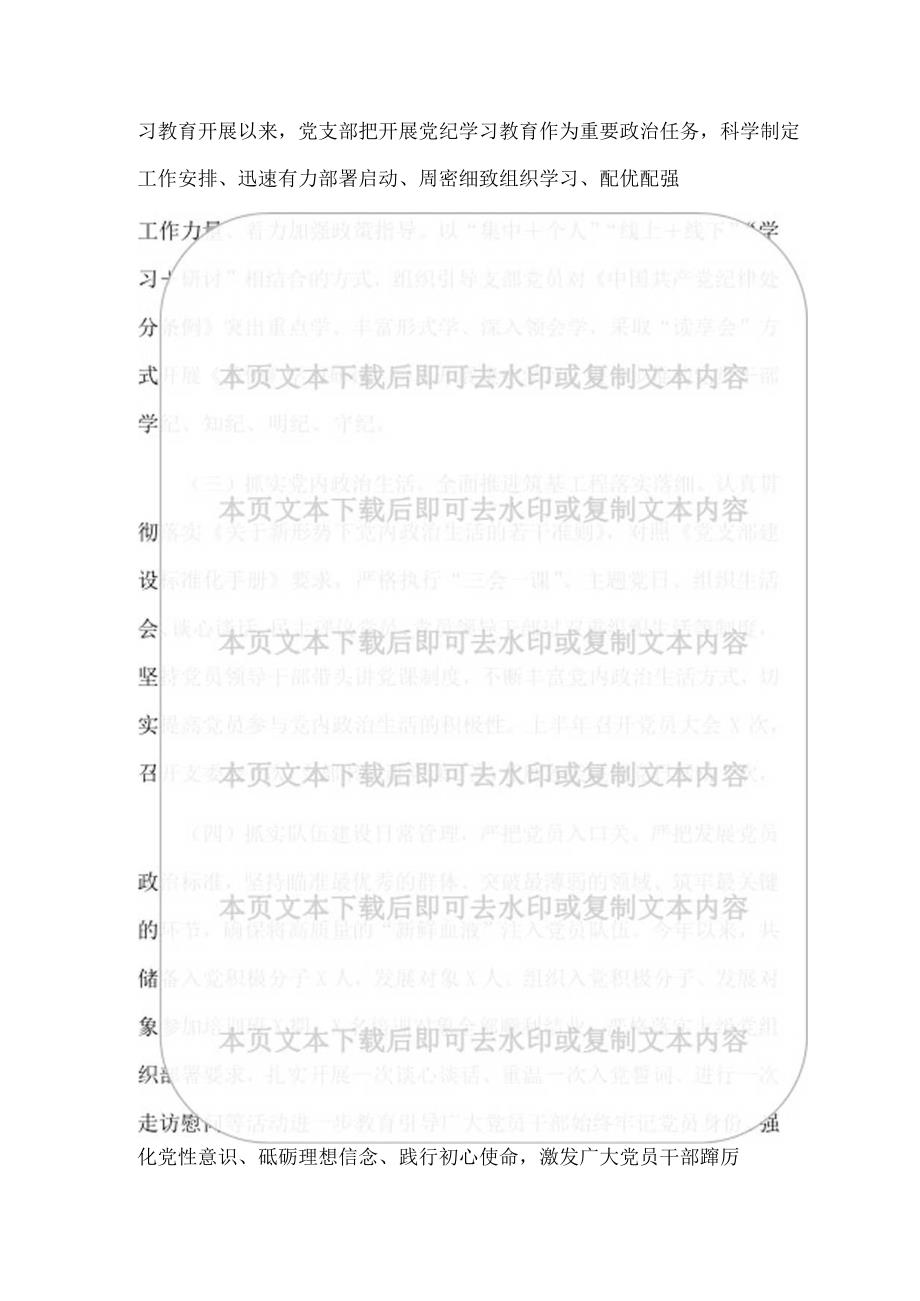 关于党支部党建工作总结及计划.docx_第2页