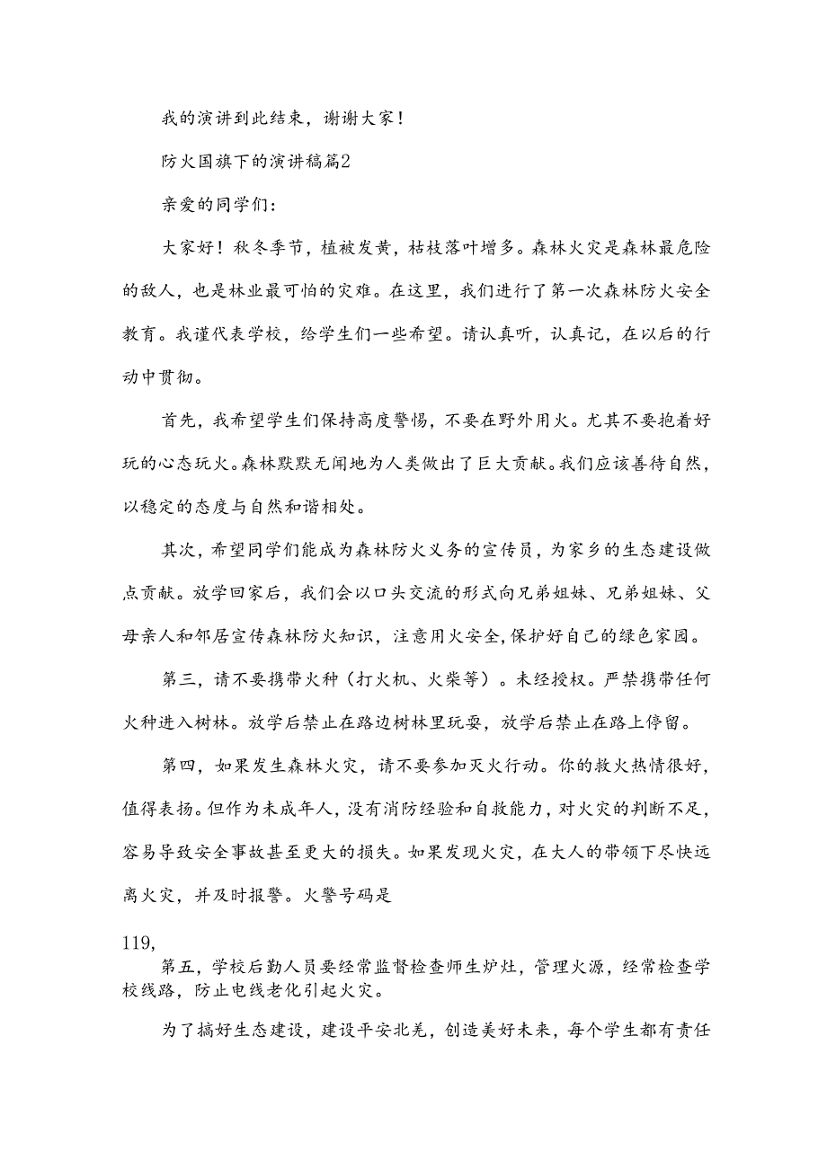 防火国旗下的演讲稿（32篇）.docx_第2页