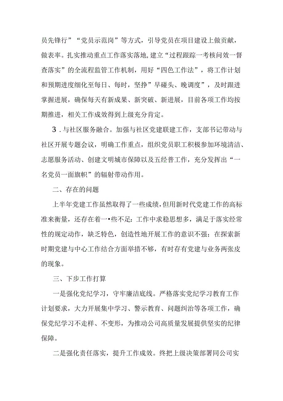 2024年党支部上半年工作总结稿3篇范文.docx_第3页