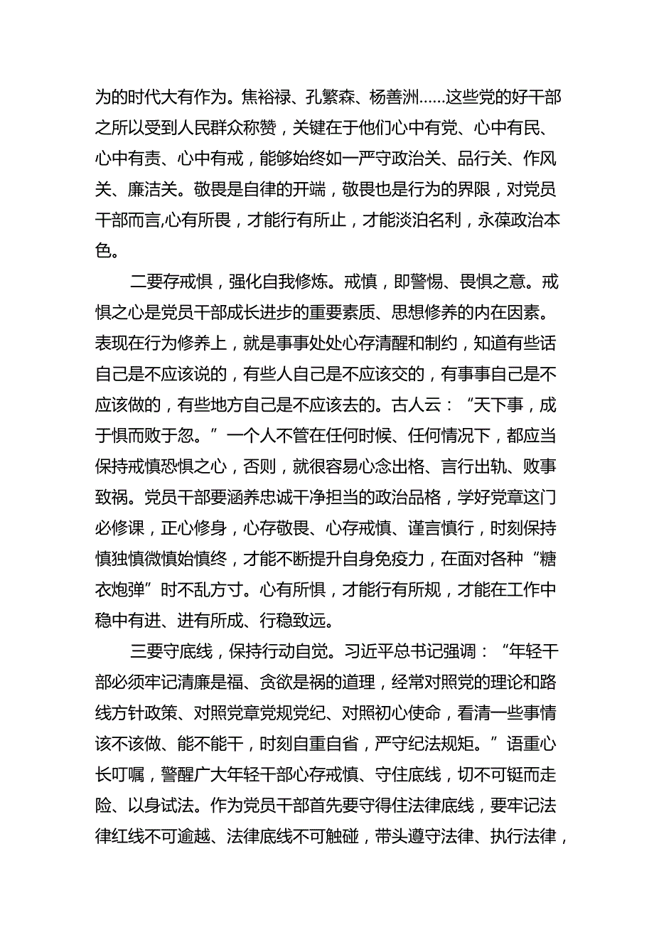 2024年党纪学习教育研讨发言材料12篇供参考.docx_第3页