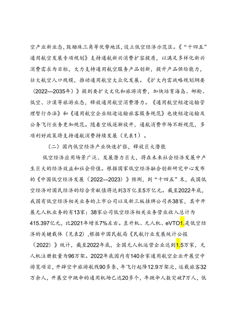 【调研报告】关于大连大力培育低空经济产业加快形成新质生产力的建议.docx_第2页