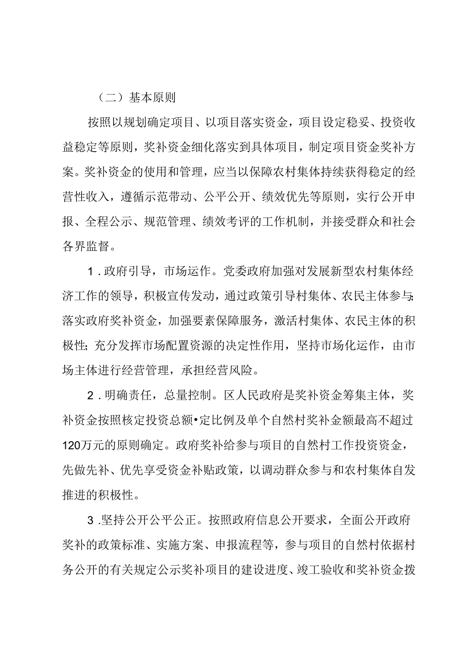 关于发展新型农村集体经济（自然村）试点项目政府奖补实施方案.docx_第2页