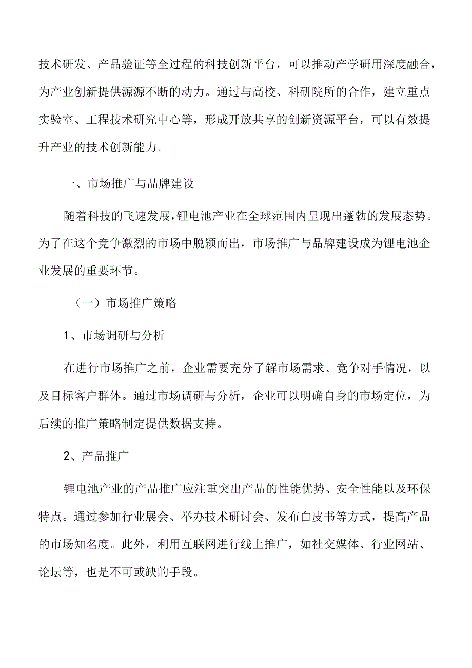 锂电池产业市场推广与品牌建设行动计划.docx_第3页