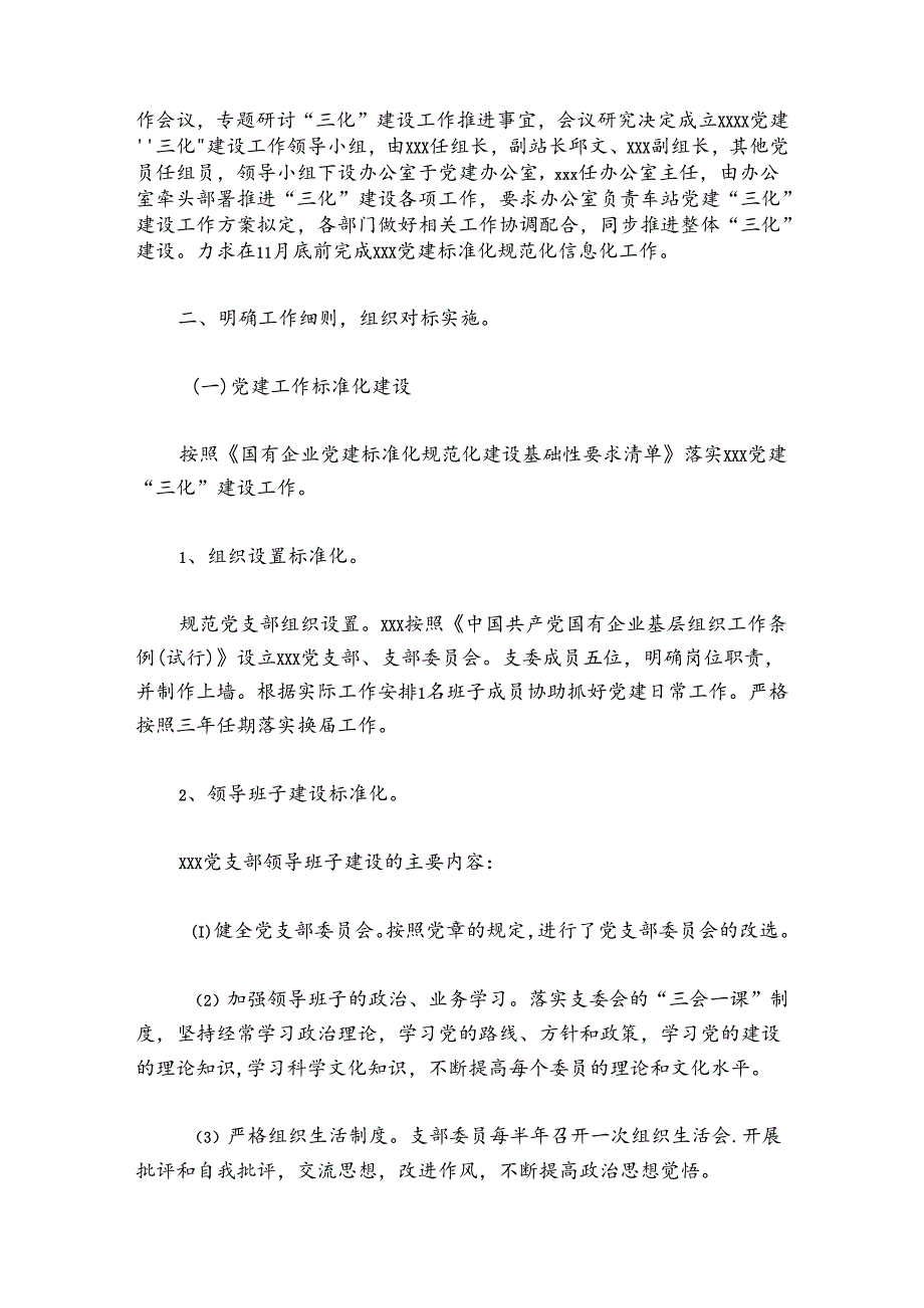 基层党组织三化建设工作总结范文20242024(精选5篇).docx_第2页