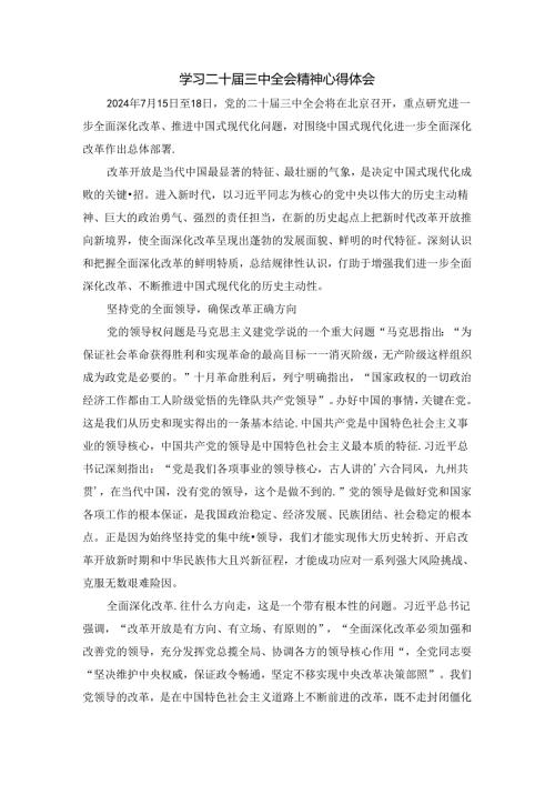 2024全面深化改革心得体会 (2).docx