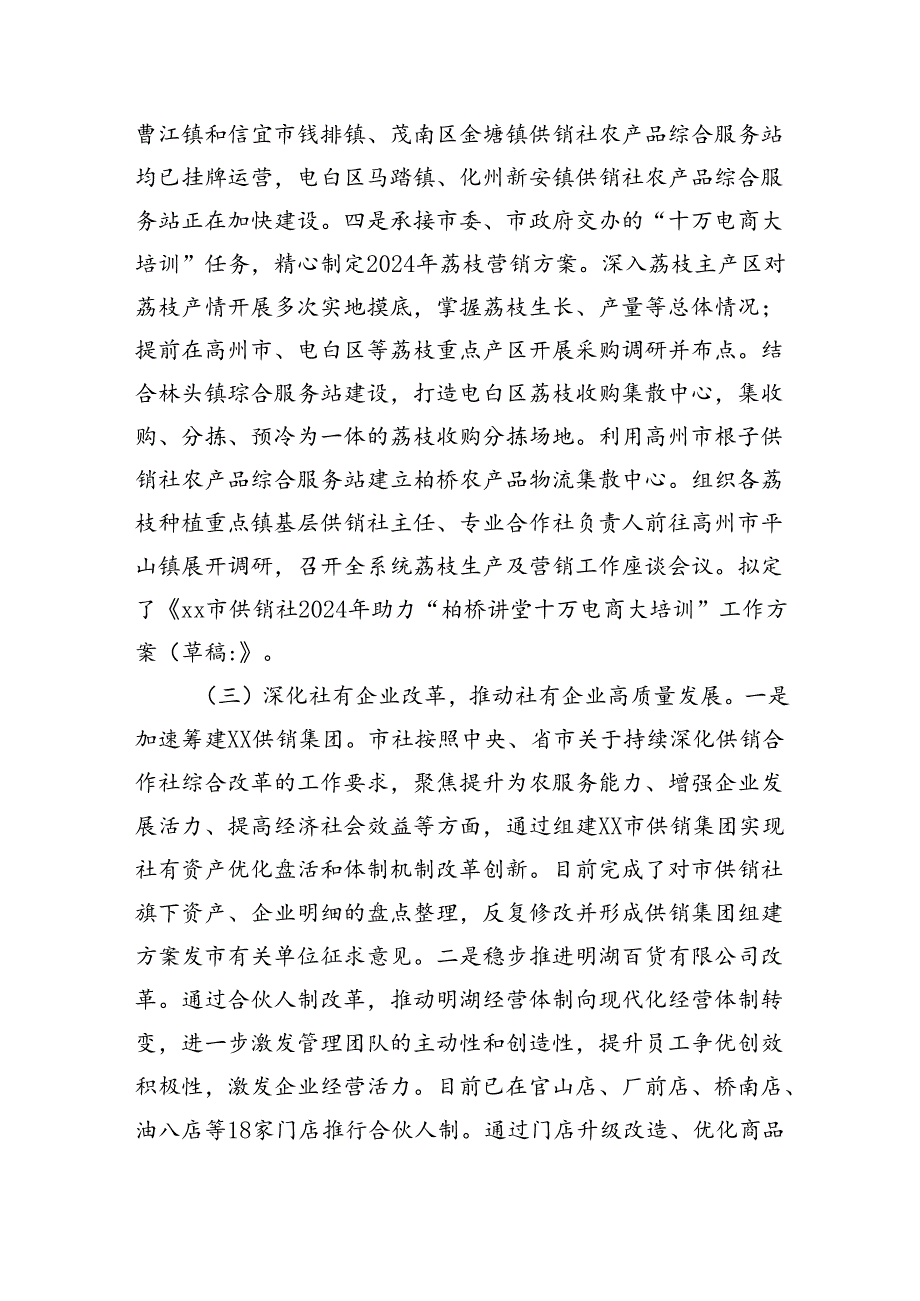 供销社系统2024年综合业绩考核暨市社直属企业商流计划工作会议上的讲话.docx_第3页