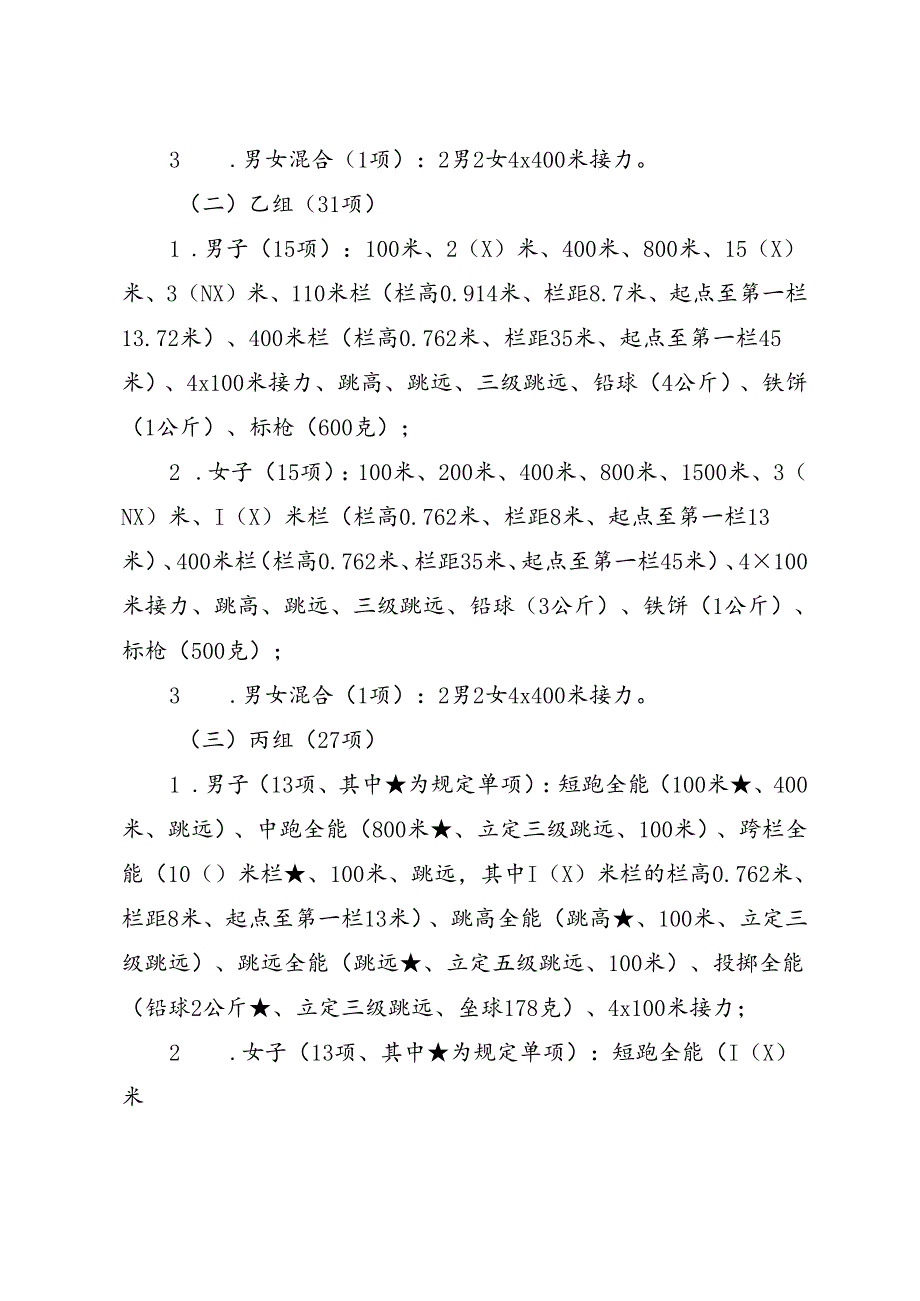 2024成都市第十五运动会青少年组田径比赛竞赛规程.docx_第2页