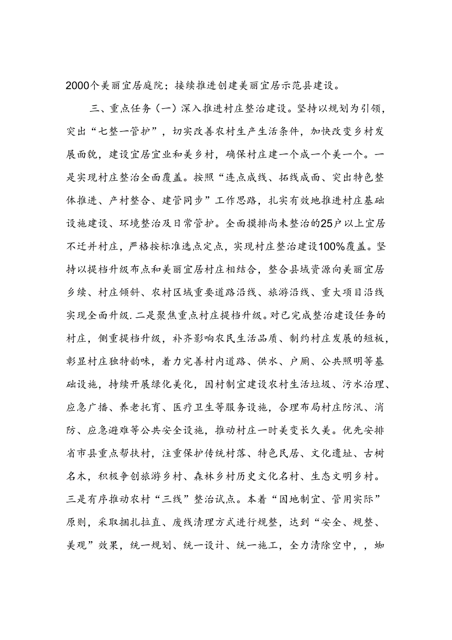 XX县2024年村庄整治建设工作实施方案.docx_第2页