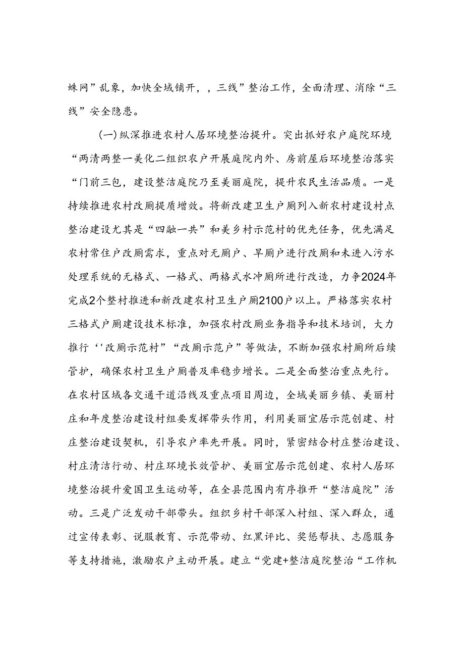 XX县2024年村庄整治建设工作实施方案.docx_第3页