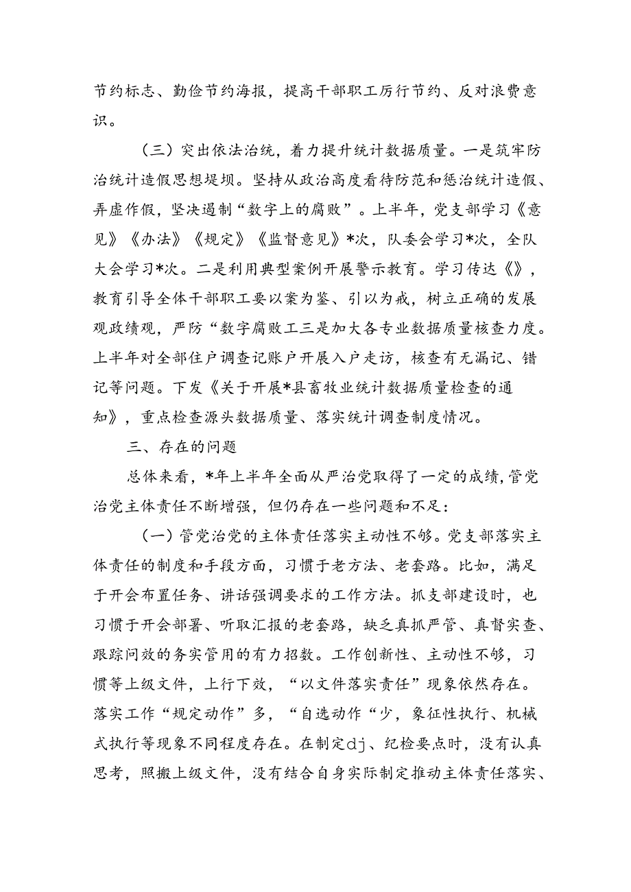 统计调查队半年落实从严治党主体责任总结.docx_第3页