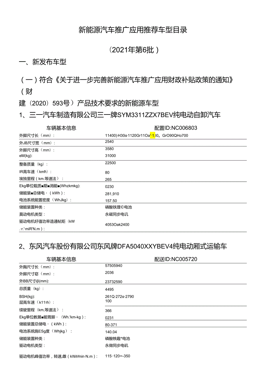 新能源汽车推广应用推荐车型目录.docx_第1页