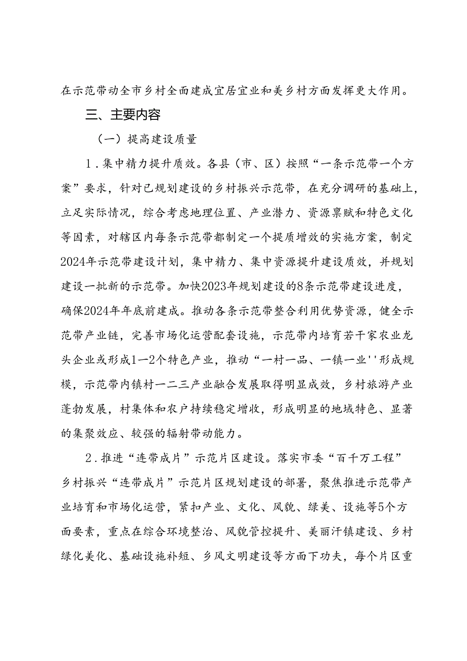 关于推进乡村振兴示范带提质增效的工作方案.docx_第2页