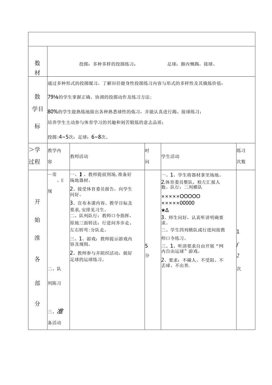 初二体育课全部教案.docx_第1页