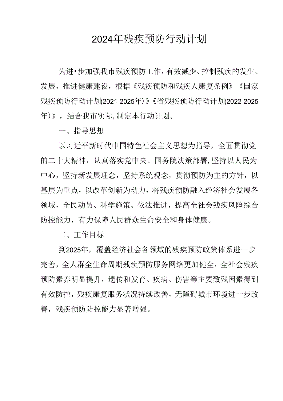 2024年残疾预防行动计划.docx_第1页