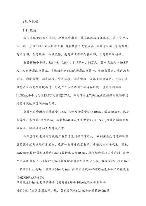 某水电站增容改造工程项目可行性分析报告.docx