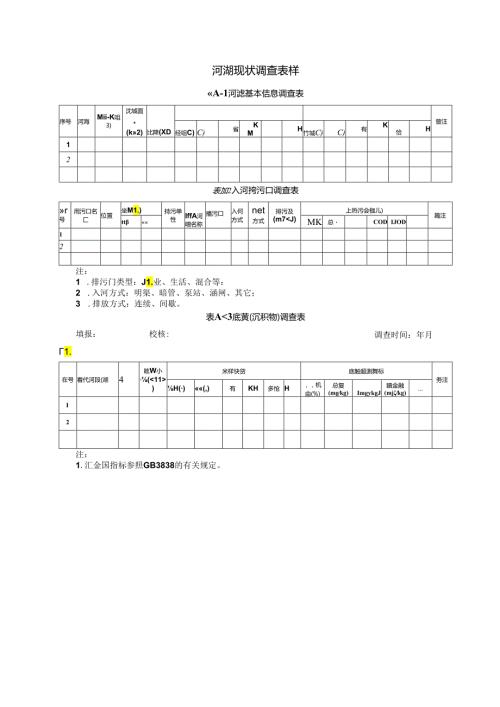 河湖现状调查表样.docx