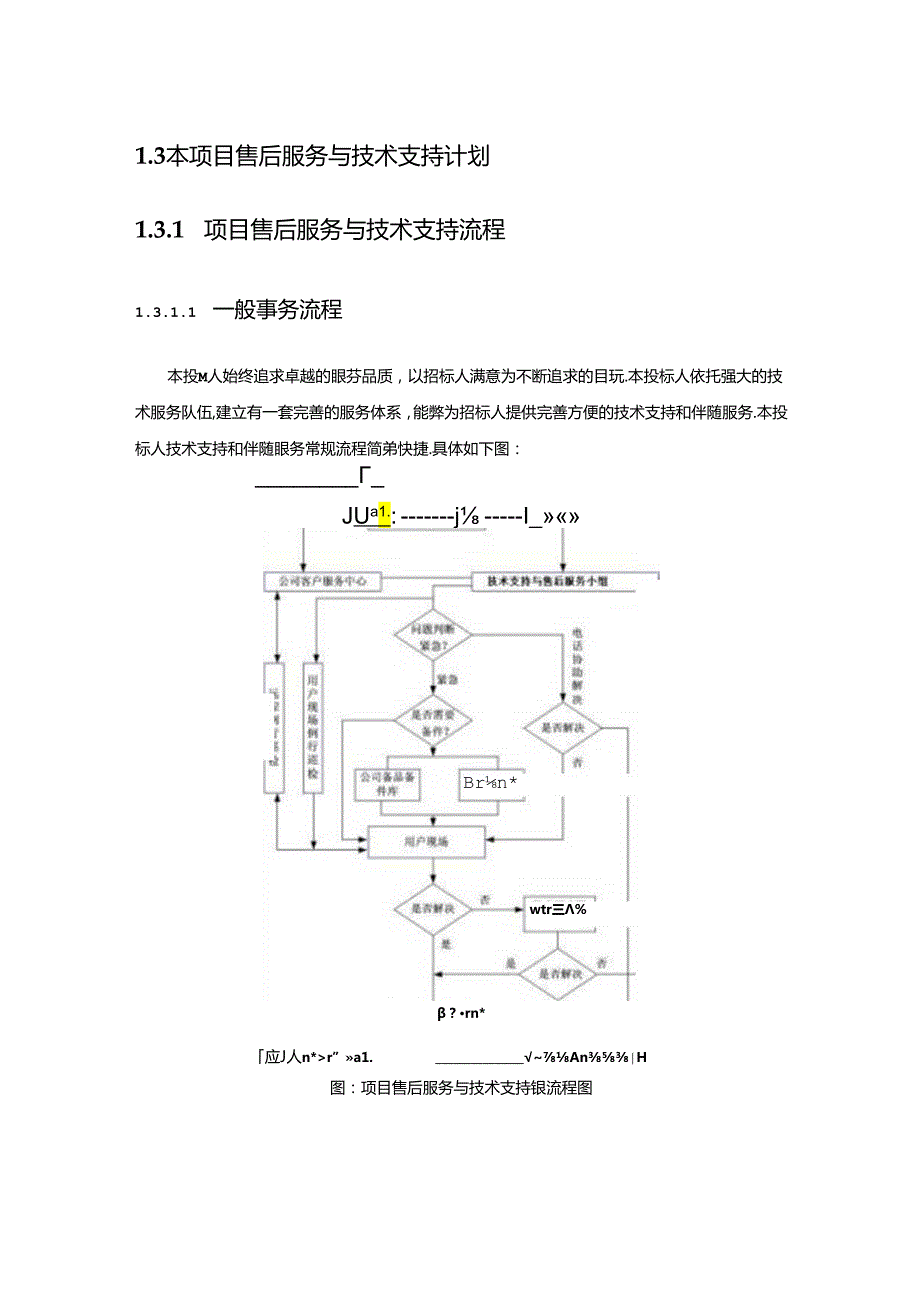 售后服务方案范本一则.docx_第1页