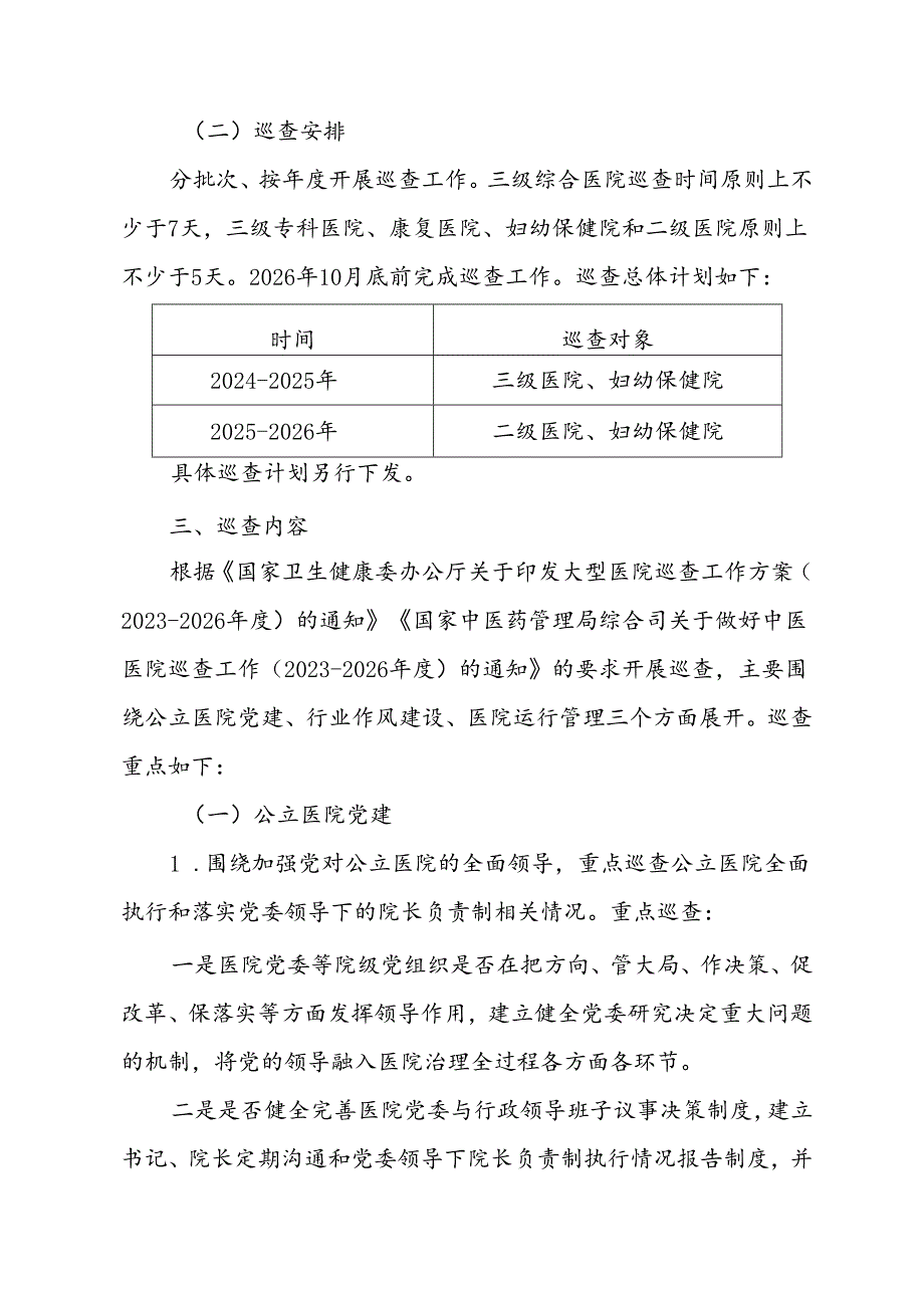 上海市大型医院巡查实施方案（20242026）.docx_第2页