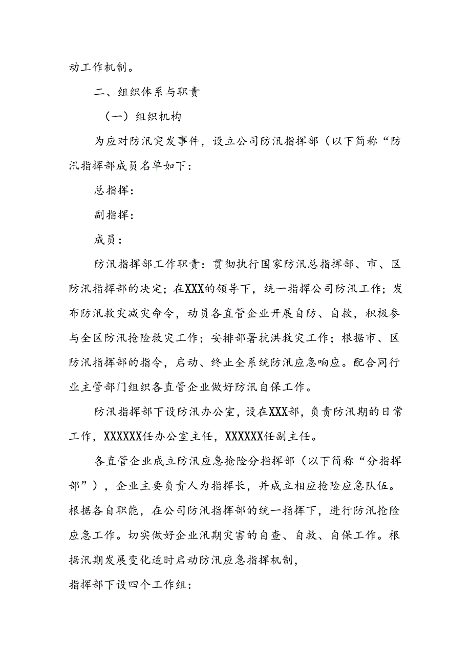 公司2024年防汛抢险应急预案(1).docx_第2页