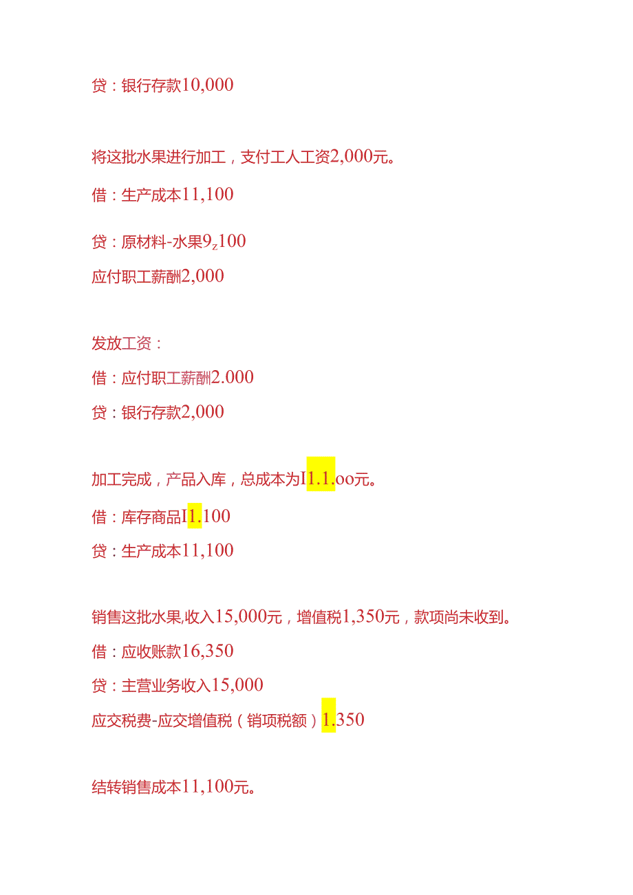 记账实操农产品公司的账务处理分录.docx_第3页